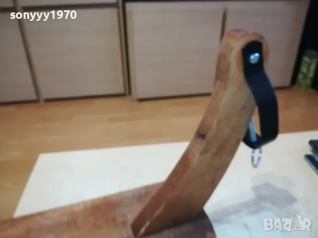 ДЪРВЕНА СТОЙКА-ПОСТАВКА ЗА ШИШОВЕ ИЛИ ДРУГО 50СМ 2901250734, снимка 7 - Антикварни и старинни предмети - 48873240