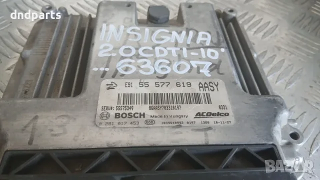 Компютър Opel Insignia 2.0 CDTi 2010 55577619 0281017453 Insignia (2008- ), снимка 2 - Части - 55828152