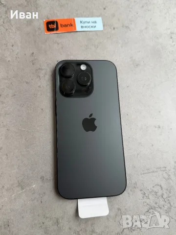 256* iPhone 16 pro* 30€/м Black Titanium айфон 16 про Макс черен, снимка 2 - Apple iPhone - 56198015