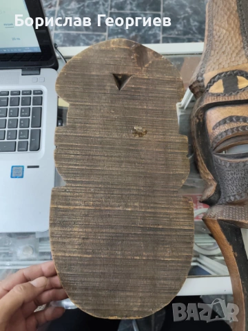 Лот дървени маски четири броя, снимка 3 - Колекции - 47351836