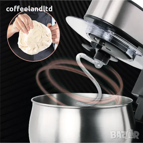  Планетарен миксер 5 литра , 2000 W - CR4223, снимка 13 - Миксери - 48102266