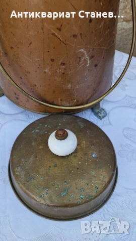 Винтидж меден съд с капак, снимка 5 - Други - 53875250