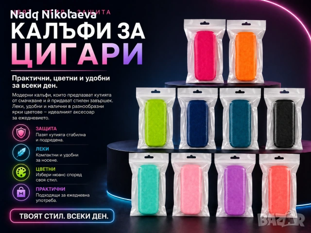 Комплект Кейс и Покритие заДопълнения Декорации Сменяемо покритие за IQOS