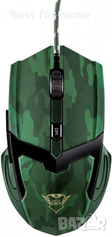 Геймърска мишка Trust GXT101D Gav Optical Jungle Camo, снимка 4 - Клавиатури и мишки - 35108988