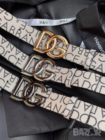 колани от естествена кожа с кутия, сертификат и торбичка dolce gabbana , снимка 5 - Колани - 51924882