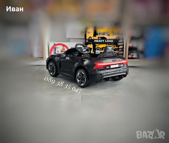 ТОП ЦЕНА!НОВО!Акумулаторна кола AUDI RS E-tron GT с меки гуми,12V батерия , снимка 9 - Детски велосипеди, триколки и коли - 39218266