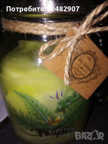 Голяма ароматна свещ "Tropic" , снимка 3 - Други - 40420337