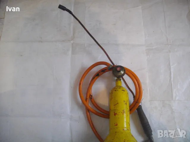 78см НЕМСКА ГАЗОВА ГОРЕЛКА С БУТИЛКА МАРКУЧ КЛАПАН ВЕНТИЛ ОТЛИЧНА ЗА ХИДРОИЗОЛАЦИИ ПОКРИВИ, снимка 11 - Други инструменти - 48112141