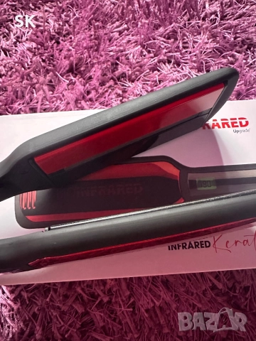 Преса за коса Upgrade keratine-bio infrared Flat iron, снимка 5 - Преси за коса - 52845328