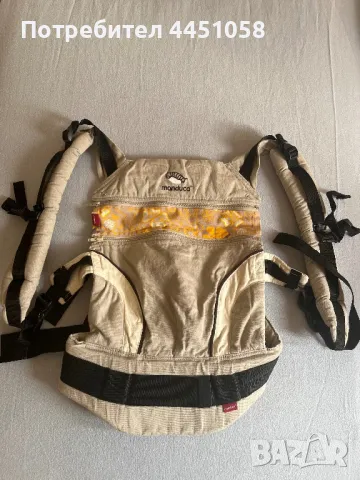 Оригинално немско кенгуру manduca от естествена материя, снимка 1