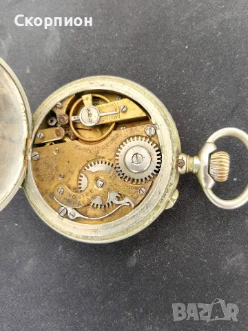 Швейцарски джобен часовник - ROSKOPF PATENT GENEVE 1900г. - КЛАСИКА В ЖАНРА - ПРОМОЦИЯ, снимка 6 - Джобни - 48834115