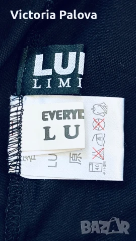 Ефектна черна блуза LUNA LIMITED, снимка 7 - Корсети, бюстиета, топове - 50503307