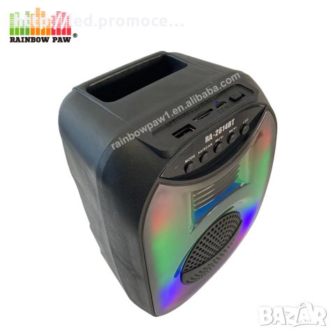 преносим Bluetooth високоговорител MS-2614BT 3-инчов bluetooth високоговорител с RGB , снимка 3 - Bluetooth тонколони - 35541947
