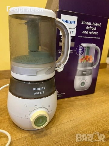 Уред за готвене на пара 4 в 1 philips avent