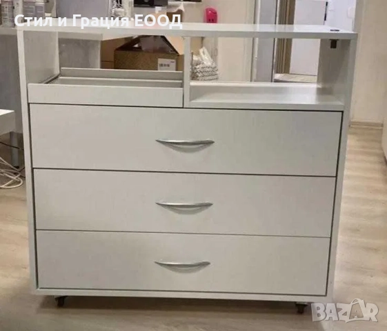 Количка за естетика Y-200 бял 88 х 40 х 85 см, снимка 8 - Козметични уреди - 42791043