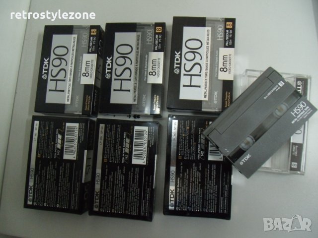 № 5525  видеокасети TDK HS90 8 mm  - 7 броя  - неизползвани , снимка 1 - Други ценни предмети - 33833861