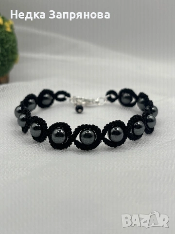 Гривна Стил Ръчно изработена Естествени камъни или стъклени Изработка по поръчка , снимка 9 - Гривни - 52713646