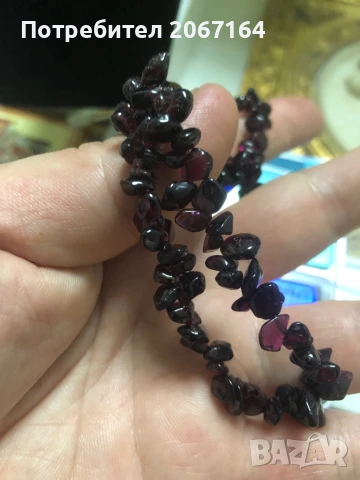 Колие от гранат , снимка 4 - Колиета, медальони, синджири - 50886013