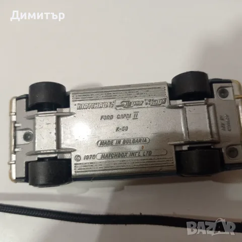 Ретро количка Matchbox Bulgaria – Ford Capri II (K-59) – произведена в България, снимка 6 - Колекции - 55780506