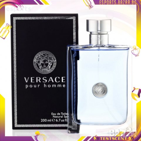 Versace Pour Homme Тоалетна вода EDT 100ml автентичен мъжки парфюм, снимка 1 - Мъжки парфюми - 26965324