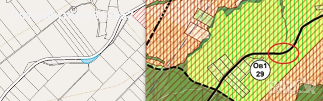 ПАРЦЕЛ ВЪВ ВИЛНА ЗОНА /Нива Кат. V/, Халваджи Дол, Равадиново, Созопол, снимка 5 - Парцели - 51763665