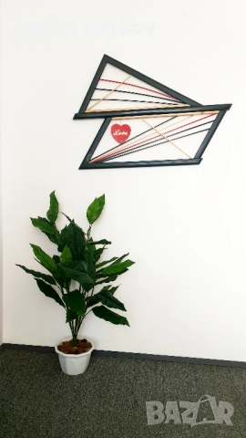 Абстрактно пано Love, снимка 2 - Картини - 52153396