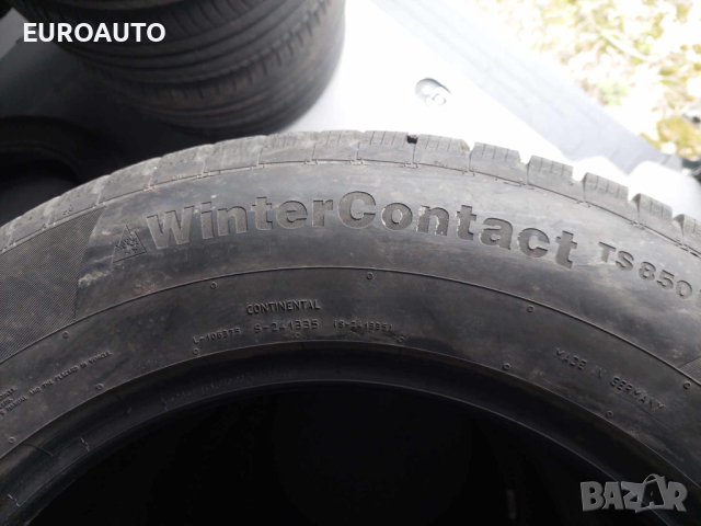 4 броя зимни гуми Continental Winter Contact TS850P, снимка 8 - Гуми и джанти - 44808245