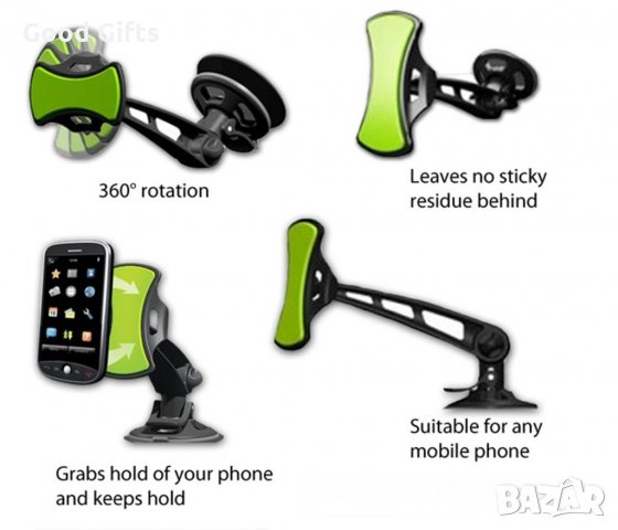 Нано универсална стойка за телефон GRIPGO, снимка 3 - Аксесоари и консумативи - 29524947