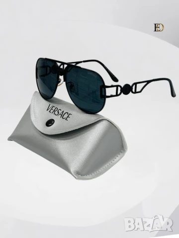 очила с калъф, кутия и ув защита louis vuitton versace , снимка 9 - Слънчеви и диоптрични очила - 51393808