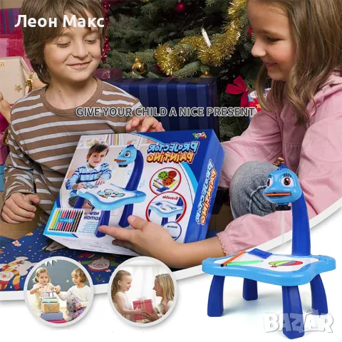 Проектор прожектира с маса и аксесоари , снимка 13 - Рисуване и оцветяване - 48300742