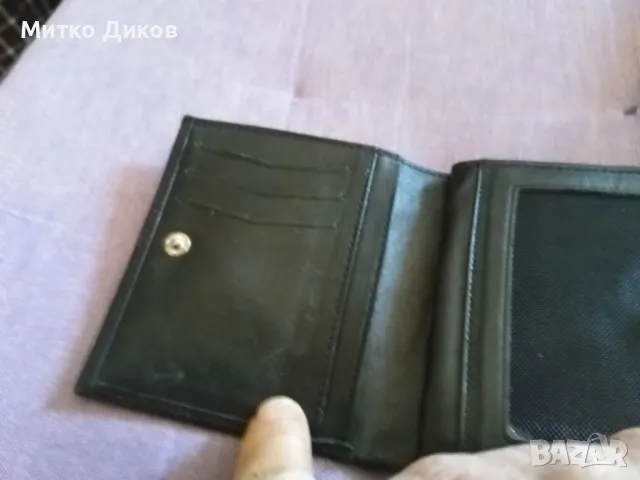 Портмоне естествена кожа Дига марково естествена кожа като ново 105х95мм, снимка 6 - Портфейли, портмонета - 49600240