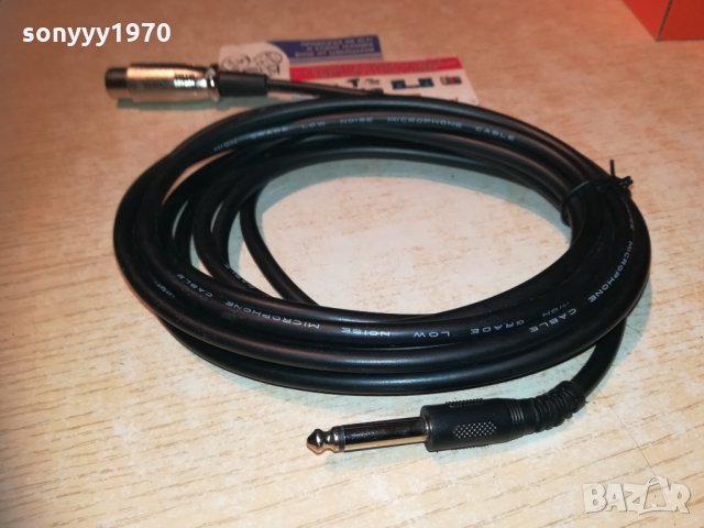  profesional high grade low-noise cable-кабел за микрофон, снимка 3 - Микрофони - 31035664