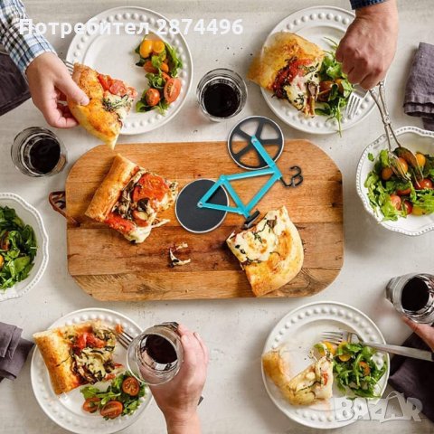 2995 Нож за рязане на пица "Колело", снимка 5 - Прибори за хранене, готвене и сервиране - 35356811