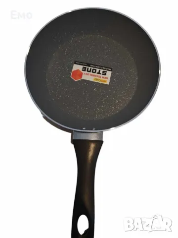 Тиган с незалепващо мраморно покритие, различни размери - 22, 24, 26, 28см, снимка 5 - Съдове за готвене - 48458162