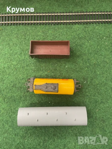 Вагон пътнически товарен 4-осен Лима HO 1:87 влак ЖП модел, снимка 2 - Колекции - 51190380