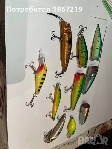 Воблери,блесни ,и силикони за риболов, снимка 5 - Такъми - 43002134
