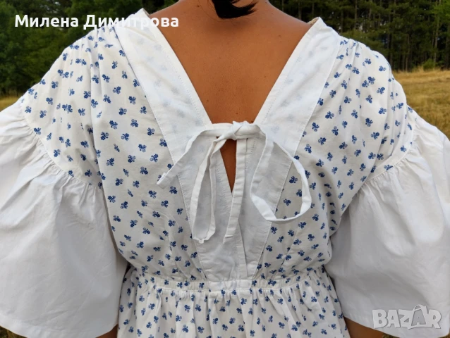 Макси рокля с волани , снимка 3 - Рокли - 50067339