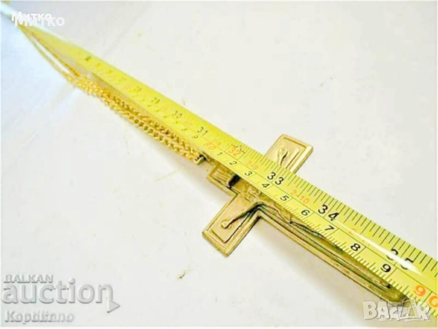 НОВ Свещенически, попски бронзов нагръден кръст, снимка 7 - Колекции - 45341781