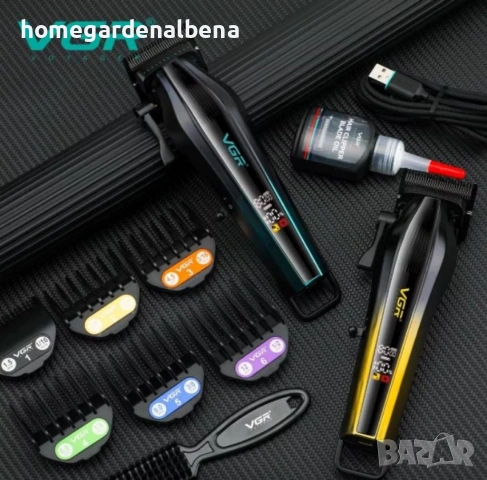 ПРОФЕСИОНАЛНА МАШИНКА ЗА ПОДСТРИГВАНЕ VGR V-273 | МОЩНА И ПРЕЦИЗНА, снимка 5 - Машинки за подстригване - 54075795