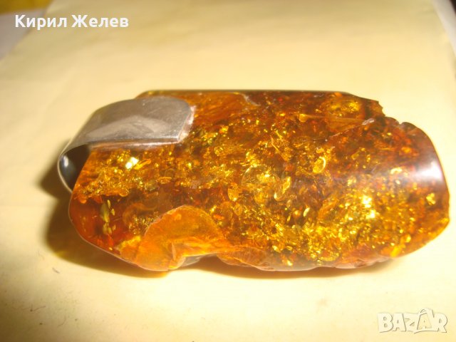 НАД 27000 ОБЯВИ - За ВСЕКИ по НЕЩО! ОГРОМЕН 100% НАТУРАЛЕН БАЛТИЙСКИ КЕХЛИБАР в СРЕБЪРЕН ОБКОВ 27199, снимка 17 - Колиета, медальони, синджири - 36827949