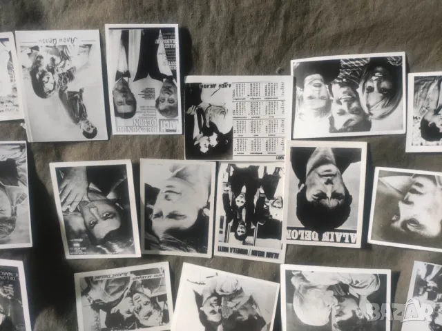 Продавам малки картички Ален Делон НРБ, снимка 3 - Колекции - 50059252