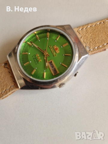 ORIENT Crystal, Three star, cal. 46943, 21 jewel automatic Japan TOP!, снимка 4 - Мъжки - 48980908