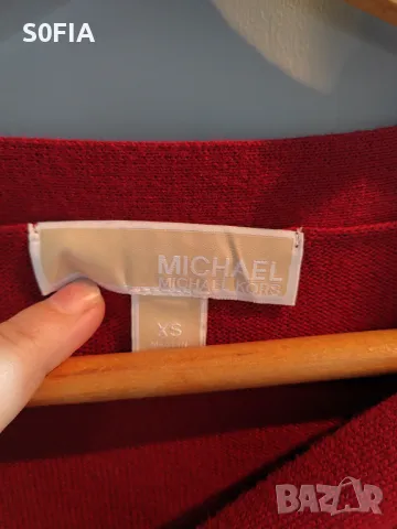 Michael Kors червен пуловер , снимка 2 - Блузи с дълъг ръкав и пуловери - 49344812