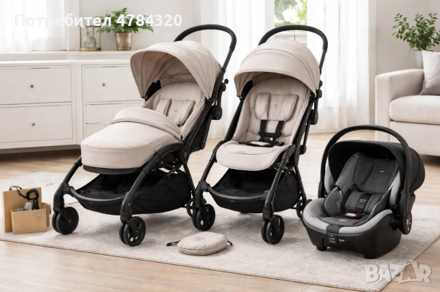 Stokke YOYO3 Stroller + 2 коша + BeSafe YOYO столче за кола–Чисто нови
