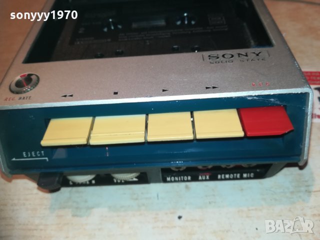 SONY TC-100A MADE IN JAPAN-Zürich/SWISS 0103211953, снимка 5 - Радиокасетофони, транзистори - 32004208