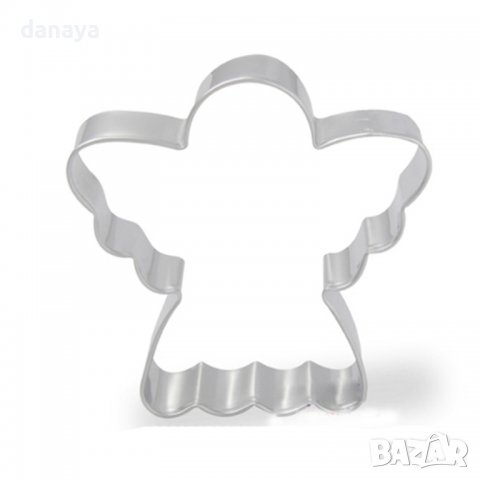 181 Форми за коледни сладки Ангел резци за курабии бисквити фондан 3 размера, снимка 3 - Форми - 38940230