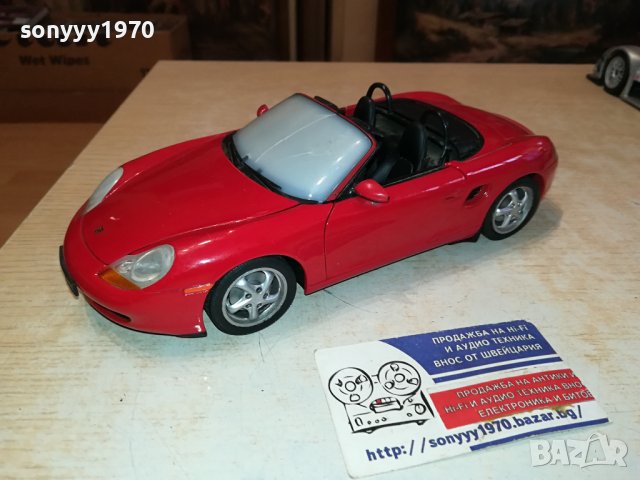 PORSCHE BOXTER 1/18-METAL-ВНОС GERMANY 3010231017