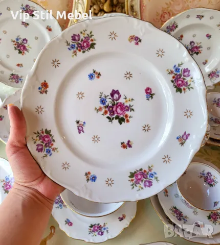 Немски сервиз за хранене и кафе/чай Reichenbach , снимка 11 - Сервизи - 50016149