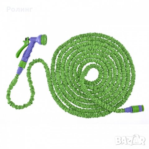 К-т за поливане - разпъващ се маркуч 15м, пистолет със 7 режима и адаптери PALISAD, снимка 1