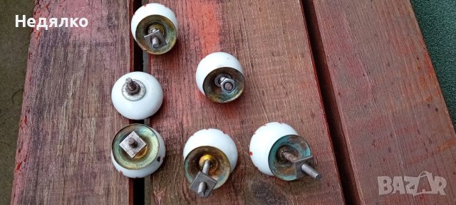 6бр стари порцеланови топки за скрин,шкаф, снимка 8 - Антикварни и старинни предмети - 44400241